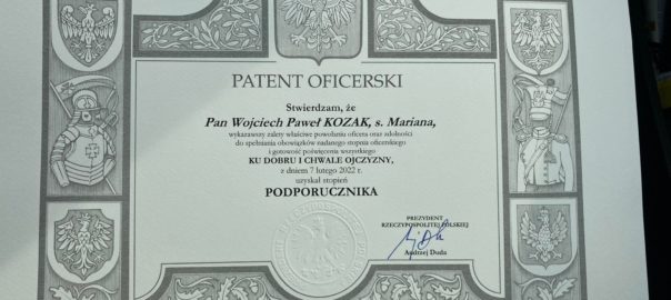Patent oficerski WP